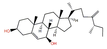 27-Methyl-24-methylidenecholest-5-en-3b,7b-diol