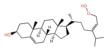29-Hydroperoxystigmasta-5,24(28)-dien-3b-ol