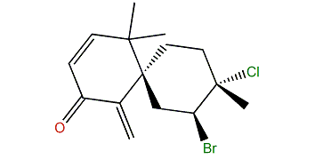 (2R,3R)-2-Bromo-3-chloro-7(14),9-chamigradien-8-one