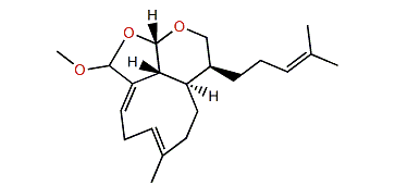 (2R,3R,6E,9E,10R,18S)-17,18-18,19-Diepoxy-19-methoxy-1(9),6,13-xenicatriene