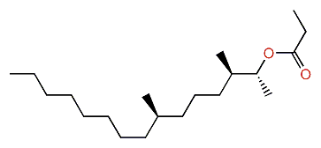 (2R,3R,7R)-3,7-Dimethylpentadecan-2-yl propionate