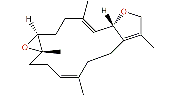 (2R,7R,8R)-Sarcophytoxide