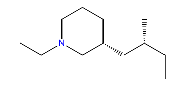(2S,3R)-N-Ethyl-3-(2-methylbutyl)-piperidine