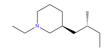 (2S,3S)-N-Ethyl-3-(2-methylbutyl)-piperidine