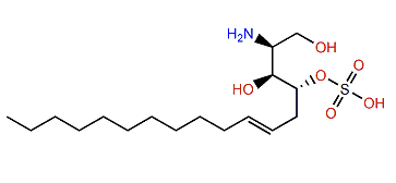 (E)-(2S,3S,4R)-2-Amino-1,3-dihydroxyheptadec-6-ene-4-sulfate