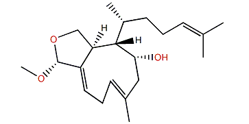 (2S,3S,4R,10R,19R)-19-Deoxo-4-hydroxy-19-methoxydictyolactone
