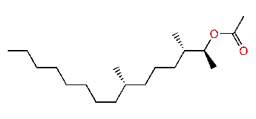 (2S,3S,7S)-3,7-Dimethylpentadecan-2-yl acetate