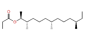 (2S,3S,7S,11R)-3,7,11-Trimethyltridecan-2-yl propionate