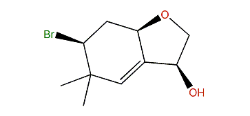 (2S,4R,6S)-6-Bromo-1,4-epoxy-3(8)-ochtoden-2-ol