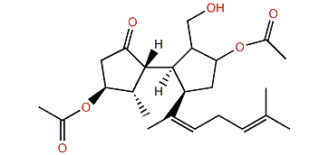 (2S,13Z)-2,5-Diacetoxy-12-hydroxy-4,10-secospata-13(15),17-dien-10-one