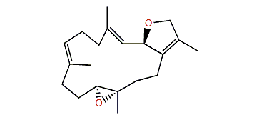 (2S,7R,8R)-Isosarcophytoxide