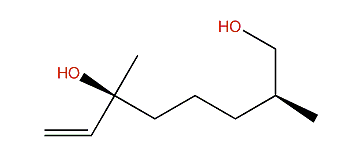 (2S,6S)-2,6-dimethyl-7-octene-1,6-diol