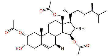 2a,15b,18-Triacetoxy-24-methylenecholest-5-en-3a-ol