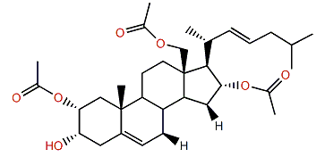(22E)-2a,16a,18-Triacetoxycholest-5,22-dien-3a-ol