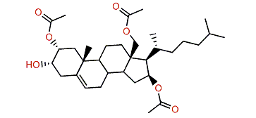 2a,16b,18-Triacetoxycholest-5-en-3a-ol