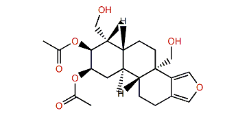 2a,3a-Diacetoxy-17,19-dihydroxyspongia-13(16),14-diene