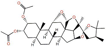 (22S)-2a,3a-Diacetoxy-24-methyl-11b,18-18,20b-22,25-triepoxy-5a-furostane