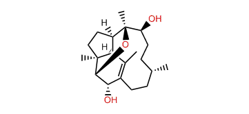2a,9b-Dihydroxy-3b,8b-oxido-1(15)-trinervitene