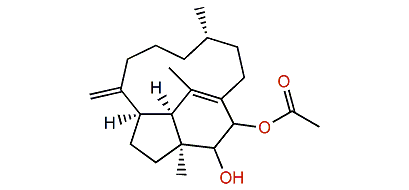 2b-Acetoxy-3a-hydroxy-1(15),8(19)-trinervitadiene