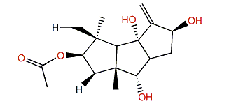 2b-Acetoxy-9(12)-capnellene-5a,8b,10a-triol