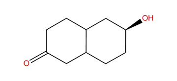 2beta-Hydroxy-trans-decalin-6-one