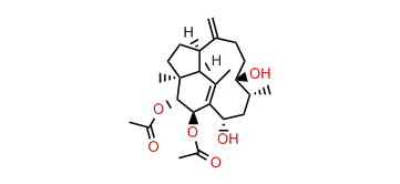 2b,3a-Diacetoxy-11b,14a-dihydroxy-1(15),8(19)-trinervitadiene