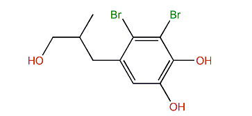 2-Methyl-3-(2,3-dibromo-4,5-dihydroxyphenyl)-1-propanol