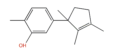 2-Methyl-5-(1,2,3-trimethylcyclopent-2-enyl)-phenol