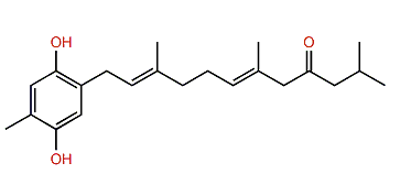 (E,E)-2-Methyl-5-(3,7,11-trimethyl-9-oxo-2,6-dodecadienyl)-1,4-benzenediol