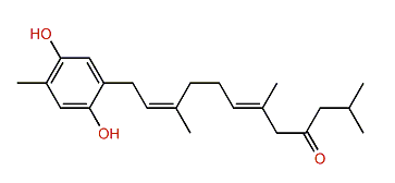 (E,Z)-2-Methyl-5-(3,7,11-trimethyl-9-oxo-2,7-dodecadienyl)-1,4-benzenediol