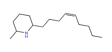 2-Methyl-6-(Z)-4-nonenyl-piperidine