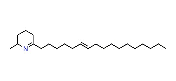 2-Methyl-6-heptadecenyl-1,6-piperideine