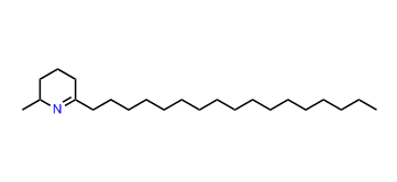 2-Methyl-6-heptadecyl-1,6-piperideine