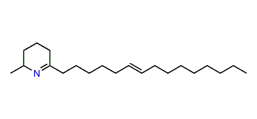 2-Methyl-6-pentadecenyl-1,6-piperideine