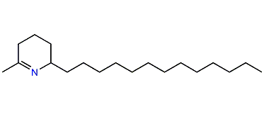 2-Methyl-6-tridecyl-1,2-piperideine