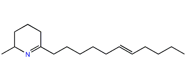 2-Methyl-6-undecenyl-1,6-piperideine