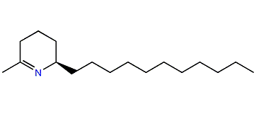 2-Methyl-6-undecyl-1,2-piperideine