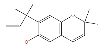 2,2-Dimethyl-7-(1,1-dimethylprop-2-enyl)-2H-chromen-6-ol