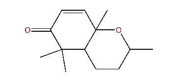 2,2,6,8-Tetramethyl-7-oxabicyclo[4.4.0]-4-decen-3-one
