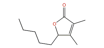 2,3-Dimethyl-2-nonen-4-olide