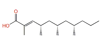 (2E,4S,6S,8S)-2,4,6,8-Tetramethyl-2-undecenoic acid