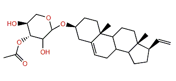 3'-O-Acetyl-3b-pregna-5,20-dienyl-b-D-arabinopyranoside