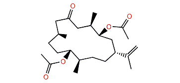 3,11-Diacetoxy-15-cembren-16-one