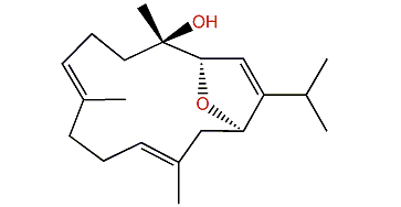 (4S,7E,11E)-3,14-Epoxy-1,7,11-cembratrien-4-ol