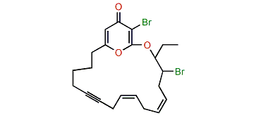(14Z,17Z)-3,20-Dibromo-21-ethyl-2,6-epoxy-1-oxa-2,5,14,17-cycloheneicosatetraen-11-yn-4-one