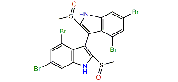3,3-bis(4,6-Dibromo-2-methylsulfinyl)-1H-indole