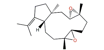 3,4-7,8-Diepoxy-12(18)-dolabellene