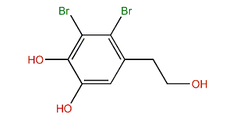 3,4-Dibromo-5-(2-hydroxyethyl)benzene-1,2-diol