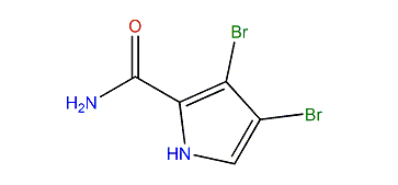 3,4-Dibromo-1H-pyrrole-2-carboxamide
