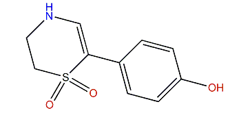 3,4-Dihydro-6-(4-hydroxyphenyl)-1,1-dioxo-2H-1,4-thiazine